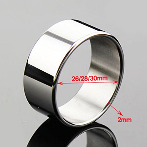 Babysbreath Edelstahl Hahn Ring Verzögerungs Ejakulation Penis Ring Metall männlicher Geschlechts Ring Verzögerungs Ring 30mm - 2