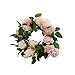 Produktbild gaeruite künstliche Rosen-Blumen-Girlande, Partei-Blumen-Kranz Emulational Blumen-Kranz, Weiche Rebe Efeu-Blumen-Girlande für Geburtstag-Hochzeitsfest-Dekorationen