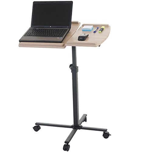 Laptoptisch Lancester, Notebooktisch Laptopständer, höhenverstellbar schwenkbar ~ Fichte-Optik - 2