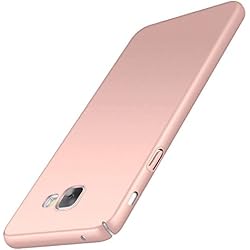 Aostar Funda Samsung Galaxy A5 2016, Carcasa Ultra Ligero Sedoso Pintura PC Funda Protectora de teléfono Protective Case Cover para Samsung Galaxy A5 2016 (Oro Rosa)