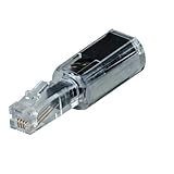 cable telefono e internet izzi Contactos chapados en oro Hama Anti-Torsión Adaptador Negro Transparente