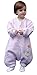 Produktbild babySchläfsack langarm winter kinderSchlafsackHund mit Füßen Baumwolle Junge Mädchen unisex ganzjahres Schlafanzug .Neugeborene pyjama/overall /Strampler(80cm.90cm,100cm.0-4 Jahre ) (L:100cm 3-4Jahre, Rosa)