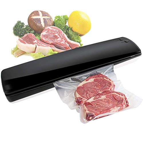 Preisvergleich Produktbild XIANGHUi Vakuumiergerät Automatisch Folienschweißgerät, Kompakt Profi Vakuumierer Dichtsystem für Vakuum und Dichtung Lebensmittel 8X länger frisch bleiben 30cm Schweißnaht mit 10 Profi Folienbeutel