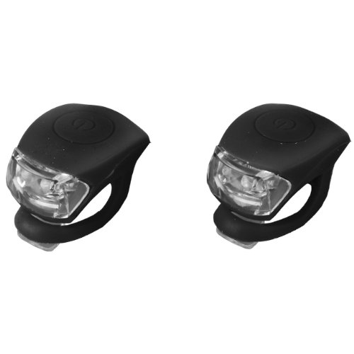 Preisvergleich Produktbild LED Mini Silikonlicht Lampe Silikonleuchte 2er Set, 2 Funktionen Schwarz