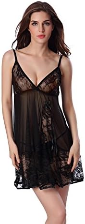 OOARGE Women Sexy Lingerie Sets Lace Hollow Net yarn skirt Conjoined Perspective Ultra thin Suspenders Nightwear Uniform within Temptation , xxl