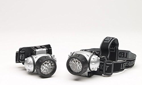 Sport Zone - 23 LED Headlight - 4 Mode - Twin Pack Adjustable Headstrap - 100,000 Hour Lifespan - Water Resistant Superbright With Batteries Included