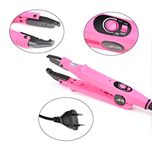 IDEALEBEN Profi Wärmezange Haar Extensions Iron für Haarverlängerung - 2