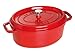 Produktbild Zwilling Staub - Cocotte/Bräter oval mit Deckel, Kirschrot, 33 cm