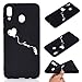 Produktbild Everainy Kompatibel für Samsung Galaxy A40 2019 Hülle Silikon Bumper Gummi Cover Hüllen für Galaxy A40 2019 Handyhülle Stoßfest TPU Stoßstange Schwarz Schutzhülle (Love)