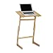 Produktbild Relaxdays Laptoptisch höhenverstellbar, Notebookständer Bambus fürs Bett, neigbar HxBxT: 78,5 x 49,5 x 32,5 cm, natur