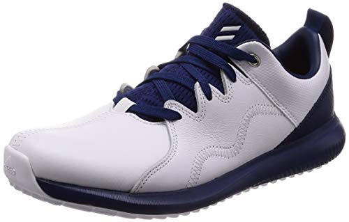adidas Golf 2019 Adicross PPF Spikeless Golf Shoes (White/Dark Blue)