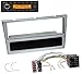 Produktbild caraudio24 Continental TR7411U-OR 1DIN USB AUX MP3 Autoradio für Opel Combo C Corsa C Meriva Tigra 2000-2004 Silber