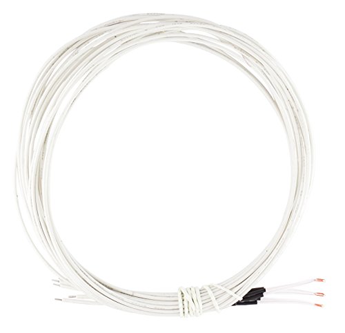 3DFreunde 3 Stk. Thermistor Temperatursensor NTC3950 100k Ohm für Extruder oder beheiztes Druckbett mit Teflon isoliert E3D V6, makerbot mk8, Anet A8/A6, RepRap, mendel, Prusa i3, P3Steel 3D Drucker - 2