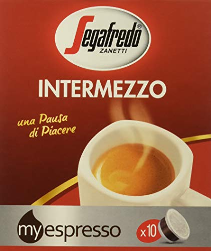 Intermezzo Capsule, Caffè tostato macinato in 10 capsule monodose, 360 g - [confezione da 6]