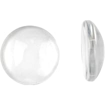 100 Cabochons En Verre Transparent 25 Mm – Pierres Rondes à Dos Plat Pour Création De Bijoux DIY