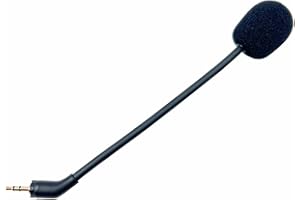 MICMXMO Microphone de Rechange 2,5 mm Micro Boom Compatible avec Logitech A30 Gaming Casques Mic pour PS4 PS5 Switch Mac PC