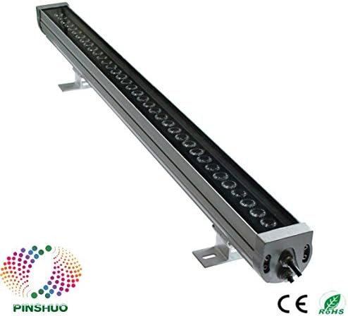 6PCS 3 Years Warranty 85-265V Waterproof 36W DMX512 LED Wall Washer DMX RGB Color Change Floodlight Flood LED Linear Bar Light