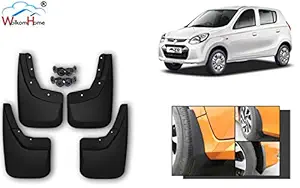 WolkomHome Car O.E Type Mud Flaps Mud Guard for Maruti Alto 800 LXI, VXI