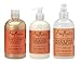 Shea Moisture Cleanse, Condition & Style Pack - Coconut & Hibiscus Curl and Shine Shampoo & Conditioner 384ml bottles & Hold and Shine Moisture Mist 236ml