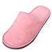 Produktbild feiXIANG Hausschuhe Schuhe weiche Plüsch Anti-Rutsch flach Pantoffeln Beiläufiges Winterboden Einfarbig Slipper Frauen(Rosa,40-41)