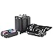 Beautify Professional Elegant Black 4-in-1 Aluminium Cosmetics Case Beauty Trolley/Vanity Box