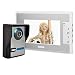 Produktbild Cadrim Videoüberwachung 7 Zoll LCD 4CH DVR Recorder 2.4GHz WIFI Baby Monitor + 2X WIFI Überwachungskamera IR Kameras Wasserdicht CCTV Sicherheitskamera Türsprechanlage Video, 7 Zoll Türsprechanlage Kamera LCD Monitor Videoüberwachungsanlage Türsprechanlage Kamera