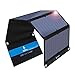 Produktbild BigBlue 28W Tragbar Solar Ladegerät, 3-Port USB (2 USB und 1 USB C) 4 Solarpanel mit Reißverschluss Zum Schutz - für Wiederaufladen USB-Geräte - iPhone Android GoPro usw, Schwarz (MEHRWEG)