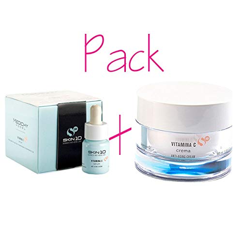 AG Farma PACK Medichy Model Ácido Hialurónico Sérum, 15ml+Vitamina C Crema, 50ml