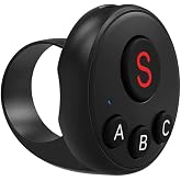 Coverzone Aksiyon Kamera Bluetooth Kumandası Y&uuml;z&uuml;k, DJI Action 4/5 Pro/6, GoPro Hero 9/10/11/12/13 ve Insta360 X3/X4/X5 ile U