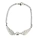 Produktbild Frauen Silber Armband Huihong Silber Infinity Retro Perle Engel FlüGel Geschenk Schmuck Taube Frieden Silber Armband
