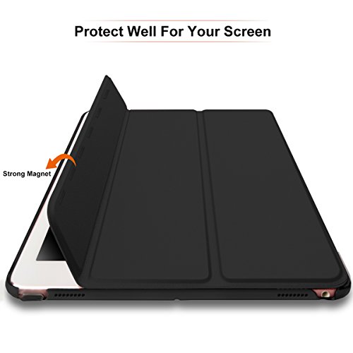 Batianda iPad Pro 10.5 Hülle,Auto aufwachen / Schlaf Funktion Schutzhülle für iPad Pro 10.5 Zoll Modell 2017,Schwarz - 4