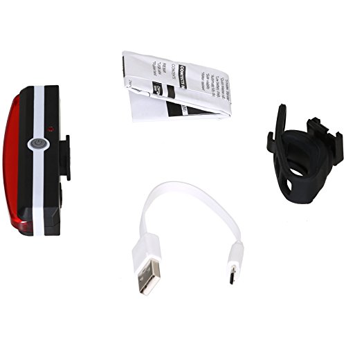 Fahrradbeleuchtung-Led-Usb mit eingebautem Akku, Led-Fahrradlampe von MSGX für gute Sichtbarkeit bei Tag und Nacht, Led-Fahrradrücklicht mit 3 Leuchtstärken (+Blinkmodus), Extrem Helles Usb-Fahrradlicht inkl. Ladekabel für den täglichen Einsatz, Blitzschnelle Installation und Abnahme der Fahrradlampe - 2