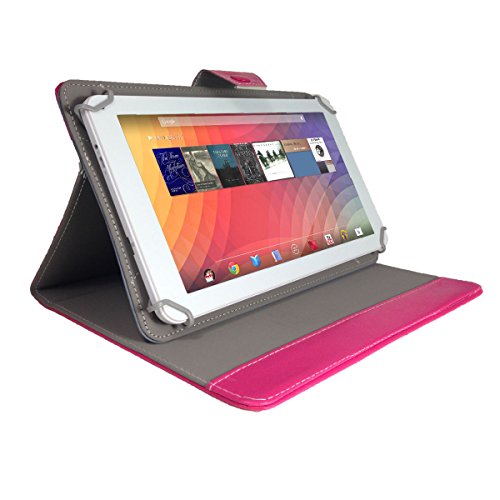 Vodafone Tab prime 6 / 24,38 cm Tablet Pc Tasche + Stylus Touch Pen – 9,6 Zoll Pink 1A - 4
