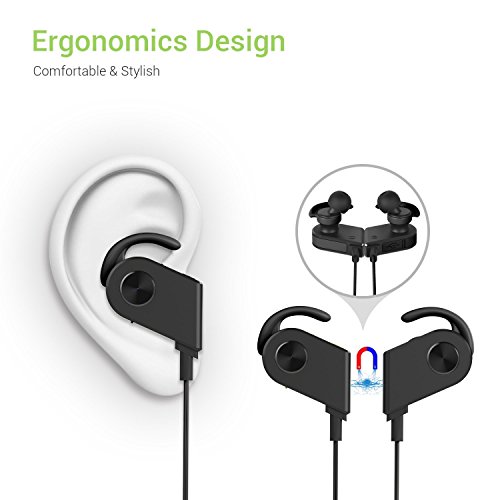 Auriculares Inal mbricos YXwin Auriculares Deportivos Bluetooth 4 1 in ear Con Micr fono para Iphone iPad Sony Huawei PS4 Samsung y otros m viles Android - Negro reviews Auriculares Inal mbricos YXwin Auriculares Deportivos Bluetooth 4 1 in ear Con Micr fono para Iphone iPad Sony Huawei PS4 Samsung y otros m viles Android - Negro