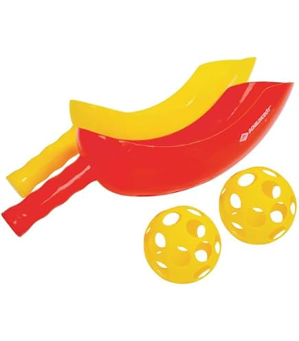 Jeu Extérieur Famille Années 90 Jeu De Raquettes Scratch Velcro - 4 Raquettes 2 Balles, Jeu Lancer-attraper Pour Enfants, Plage, Piscine, Extérieur