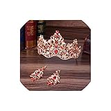 Material: Gold Diadem Diademe für Frauen Hochzeit Haarschmuck, Motiv: Divers Silver Crystal Braut-Tiara-Krone, Modell: Strass Wassertropfen Blatt Tiara-Kronen-Stirnband