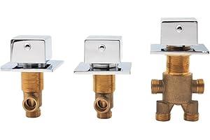 Válvula de Control de interruptor de latón para grifo de agua fría y caliente AFUDER para grifo de bañera, grifo mezclador de cabina de ducha, grifo de baño