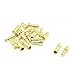 Price comparison product image Banana Bullet Connector - SODIAL(R) 10 Pairs Gold Tone Metal Banana Bullet Plug Male Female Connector 3.5mm