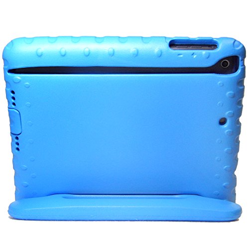HCL A1133B, blau, stoßfest, mit Tragegriff und Ständer für iPad 2/3/4 - 2