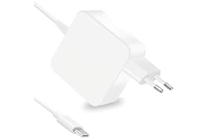 FSKE 61W Chargeur USB C Alimentation Ordinateur Portable pour Macbook Pro/Air 2019 2018 2017 2016, 67W Secteur Type C AC Adaptateur