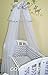 LUXURIOUS CANOPY DRAPE(320cm wide) + Holder to fit Baby Cot or Cot Bed -GREY