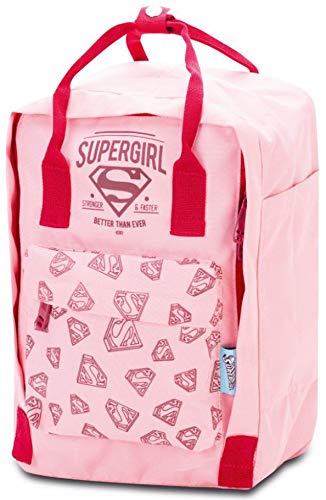 Preisvergleich Produktbild Baagl Kindergartenrucksack für Jungs und Mädchen - Kleiner Rucksack für Kinder - Mini Kinderrucksack - Babyrucksack (Supergirl)