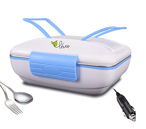 Calentador eléctrico del coche Calentador de la fiambrera 12V Portátil Térmico Calentador de la fiambrera de alimentos Contenedor del calentador