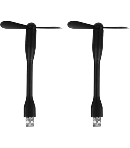 Wuedozue Mini-Ventilator, 180 Grad drehbar, tragbar, Kühler Wuedozue Mini-Ventilator, 180 Grad drehbar, tragbar, Kühler