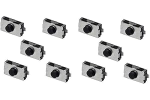 TEKLIGHT Pulsante Interruttore Telecomando chiave per Fiat Citroen Peugeot Lancia Ford BMW Smart Mercedes Alfa Toyota Riparazione (10 PEZZI)