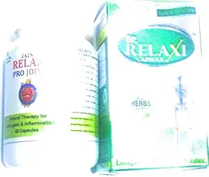 Kusum enterprises Rajasthan Herbals Dr Relaxi Capsules for Joint Pain Arthritis, Green, 40 Count