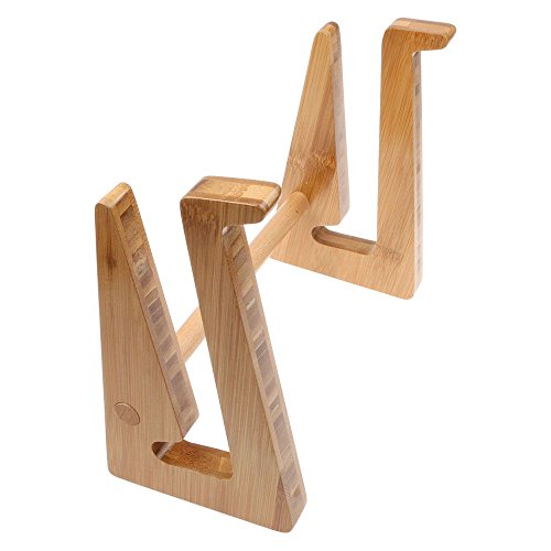 HuntGold Universell Abnehmbare Holz Bambus Halterung Halter Ständer für Laptop - 2