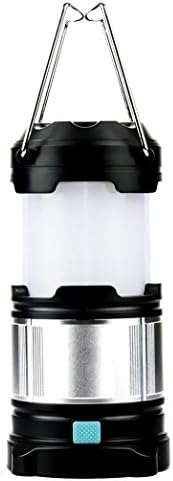 Rechargeable LED Lantern and 5200mAh Powerbank - Up to 11 Hours at Brightest Setting - Great for: Camping, Hiking, Auto Emergencies - Rechargeable Batteries Included