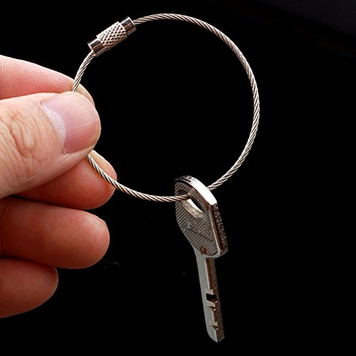 OneTigris 4pcs Heavy Duty Stainless Cable Keyring EDC Keychain 150mm * 1.5mm reviews OneTigris 4pcs Heavy Duty Stainless Cable Keyring EDC Keychain 150mm * 1.5mm