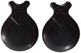 Castañuelas Fibra negra veta roja nâº 6